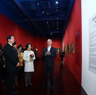 The inauguration ceremony of the exhibtion